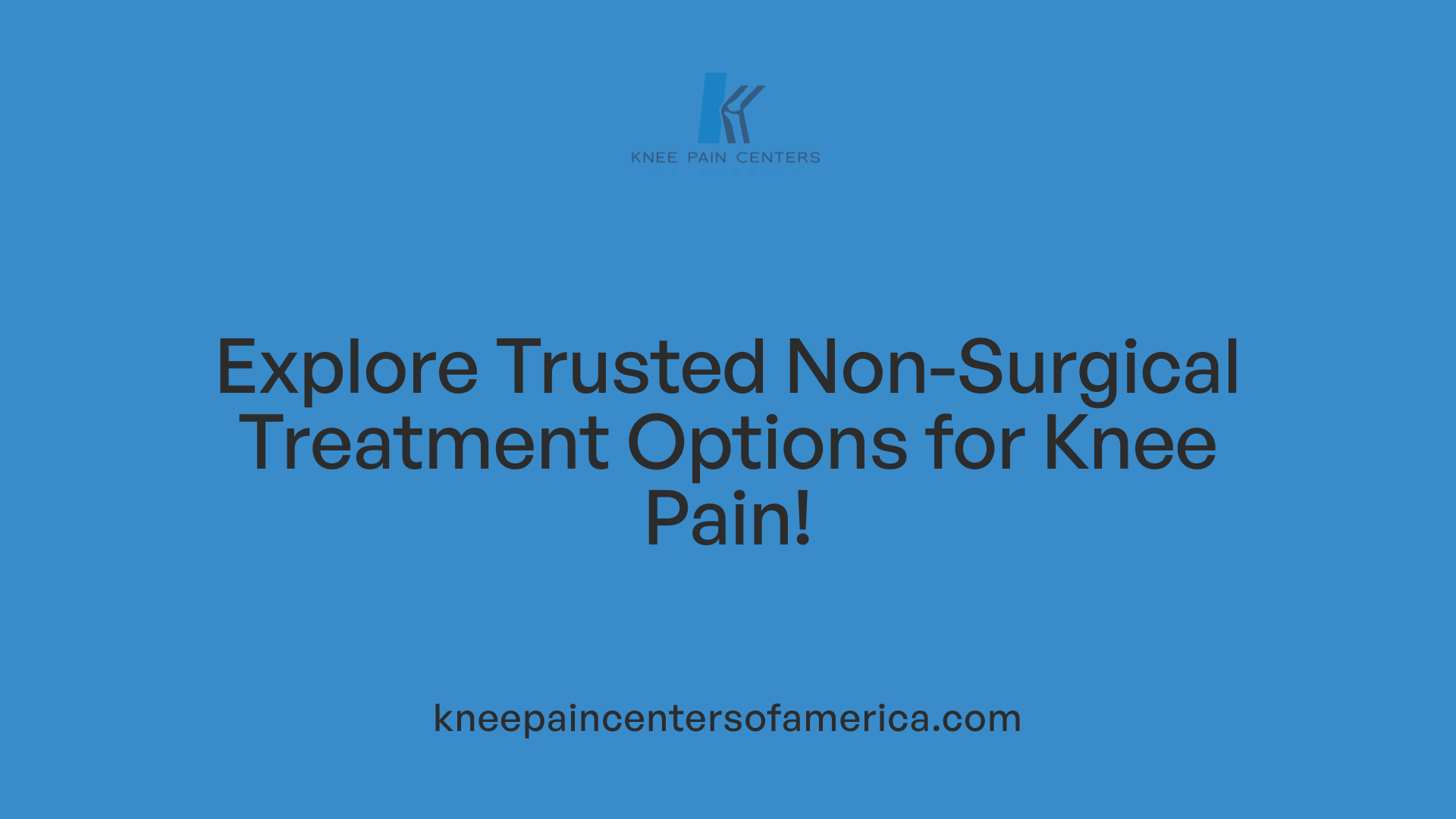 Explore Trusted Non-Surgical Treatment Options for Knee Pain!