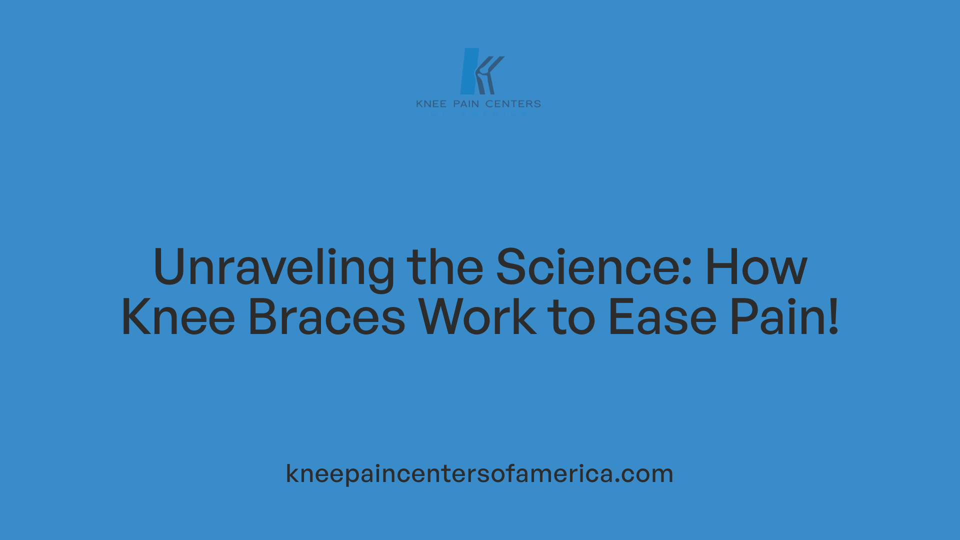 Unraveling the Science: How Knee Braces Work to Ease Pain!